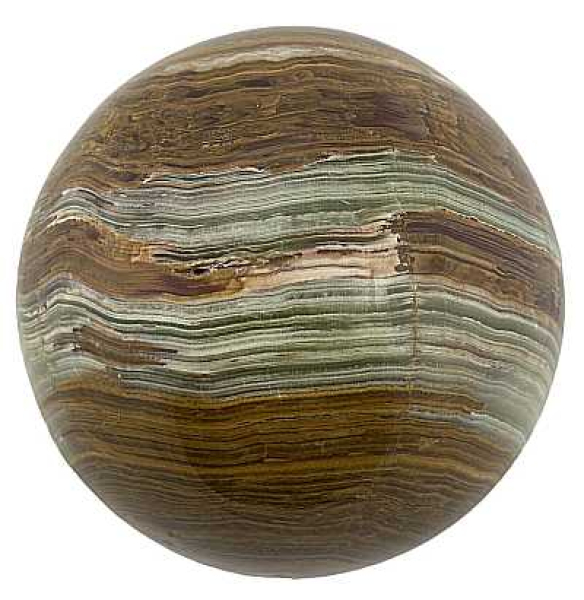 Große Steinkugel Onyx Marmor 150 mm aus Pakistan